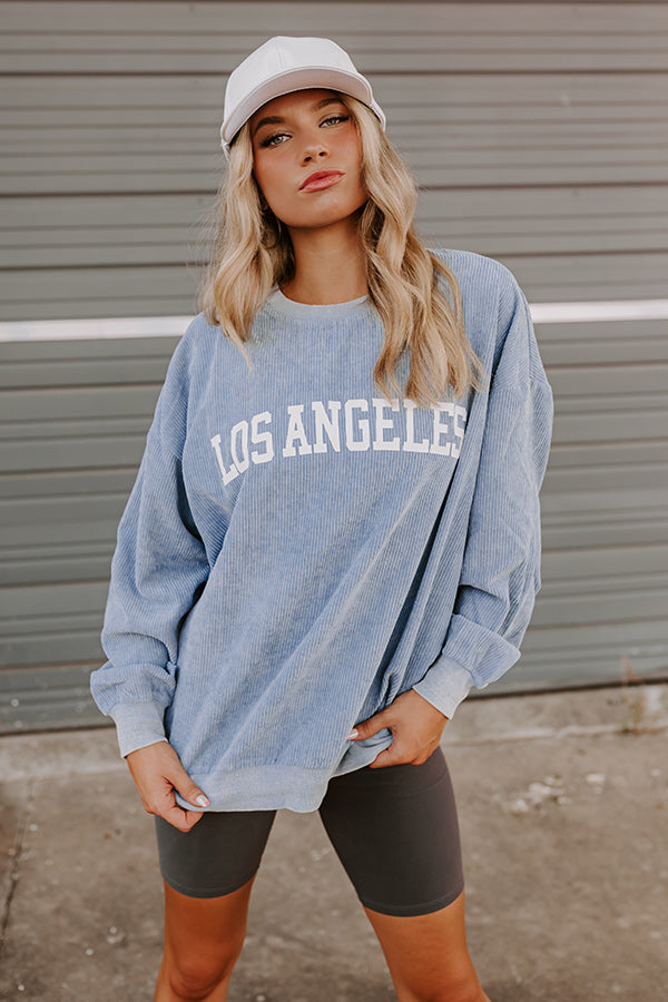 Los Angeles Graphic Corduroy Sweatshirt