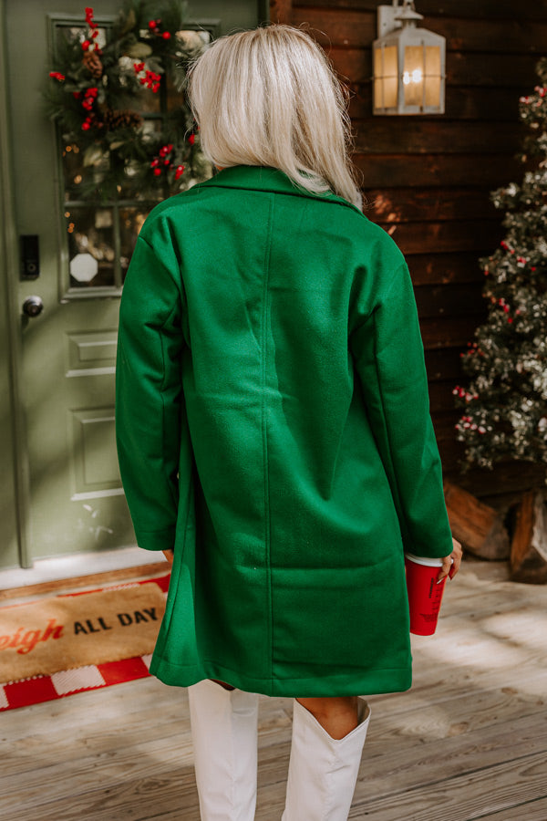 Autumn Treasure Coat In Green