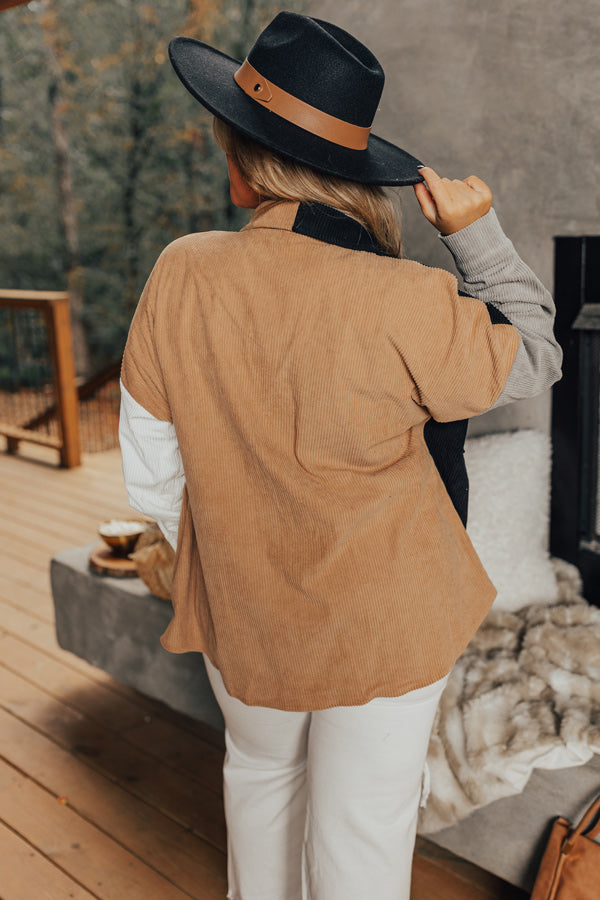 Kindness Above All Corduroy Jacket Curves
