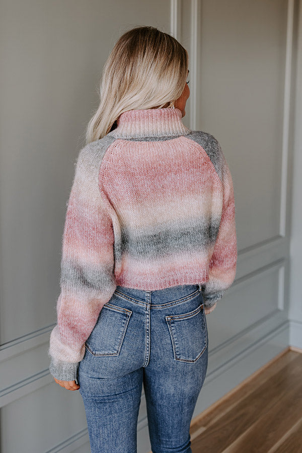 Simply Carried Away Crop Knit Sweater
