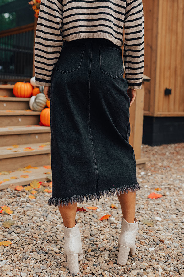 The Ashley Denim Skirt