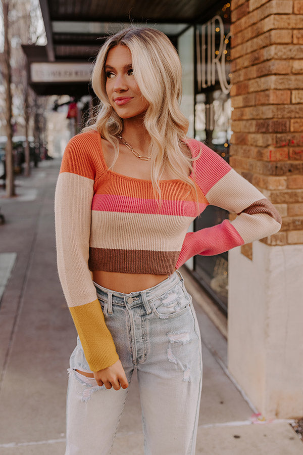 Fall Latte Sweater Top