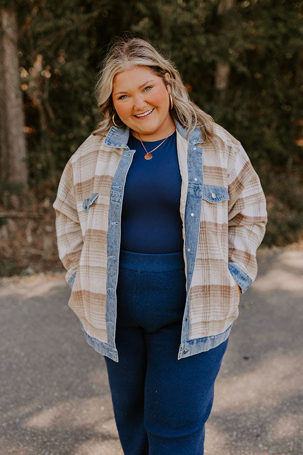 The Isabelle Plaid Jacket Curves