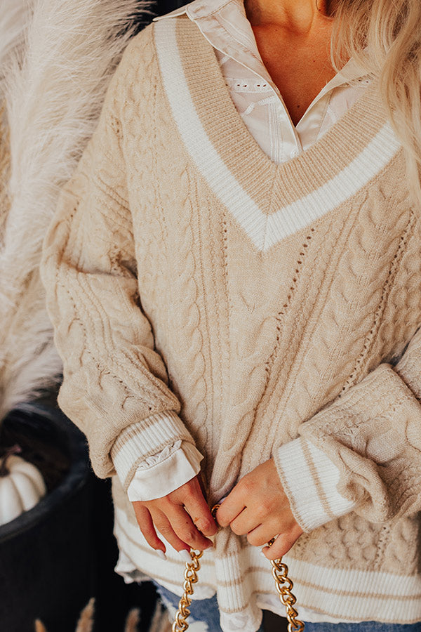 Maplewood Mornings Knit Sweater