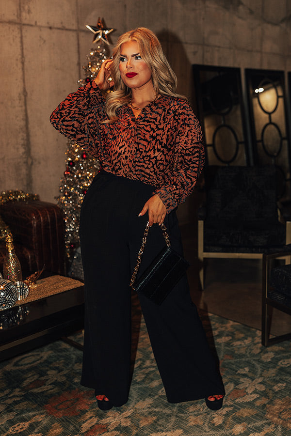 Modern Muse Velvet Burnout Top in Iced Mocha Curves