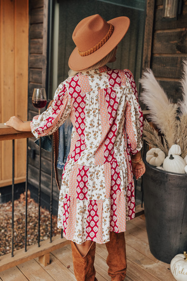 Couture Charm Floral Dress