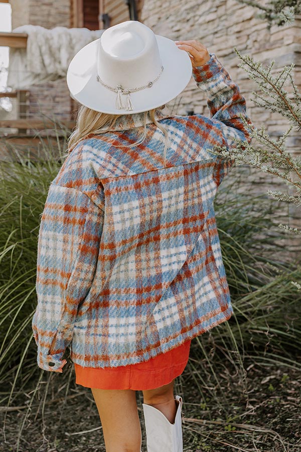 Whistling Woods Plaid Jacket In Riverside