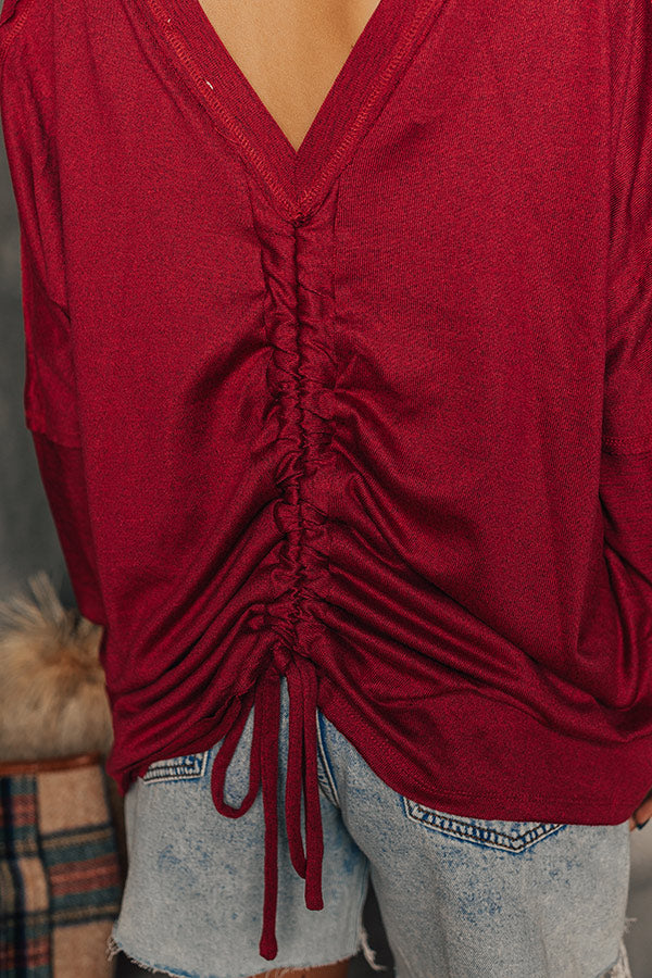 Elodie Lane Shift Top In Rose