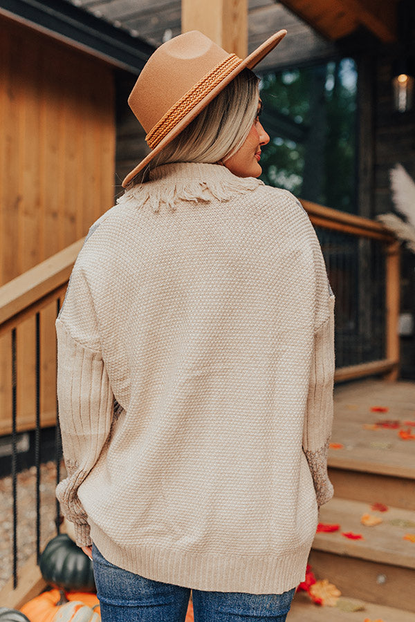 Caffeine Crush Knit Cardigan