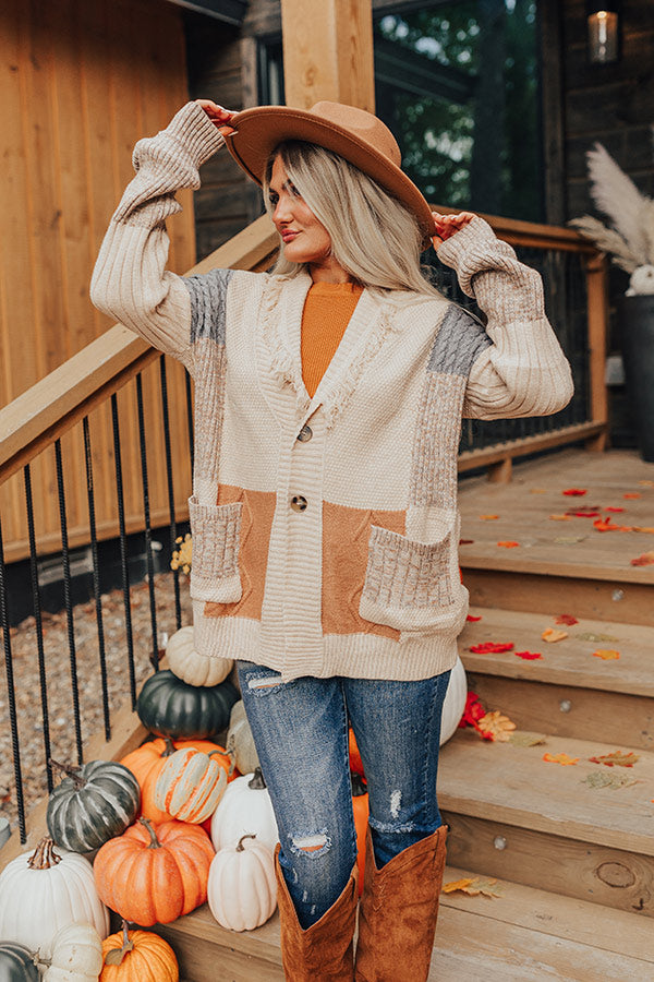 Caffeine Crush Knit Cardigan