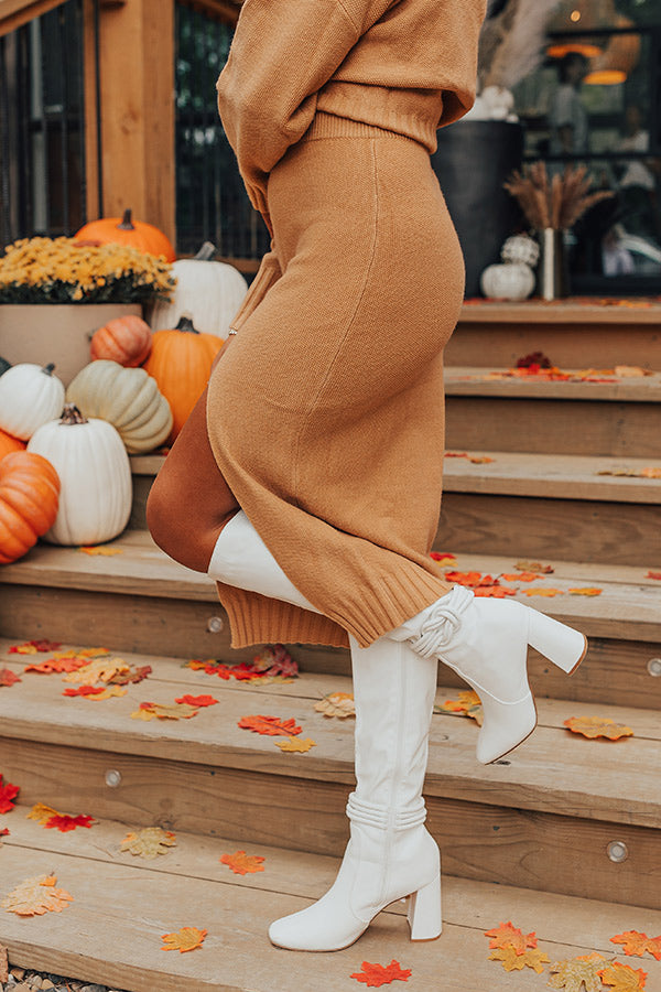 Cozy Outing Knit Skirt