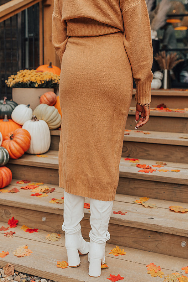 Cozy Outing Knit Skirt