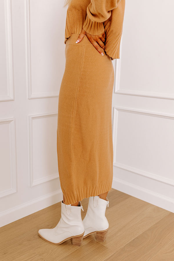 Cozy Outing Knit Skirt