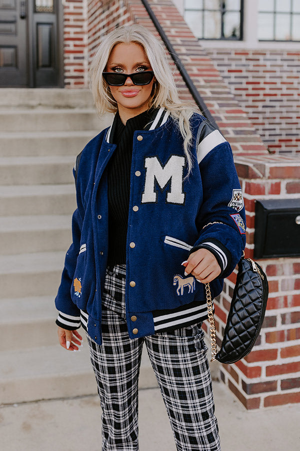 Spotlight Delight Varsity Jacket