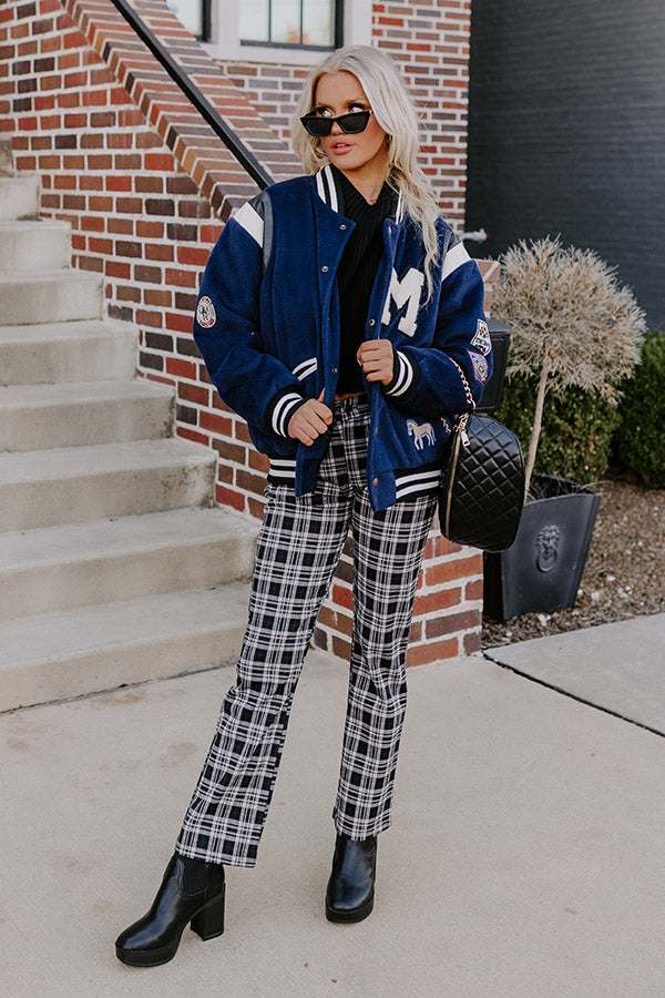 Spotlight Delight Varsity Jacket