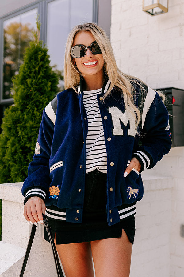 Spotlight Delight Varsity Jacket