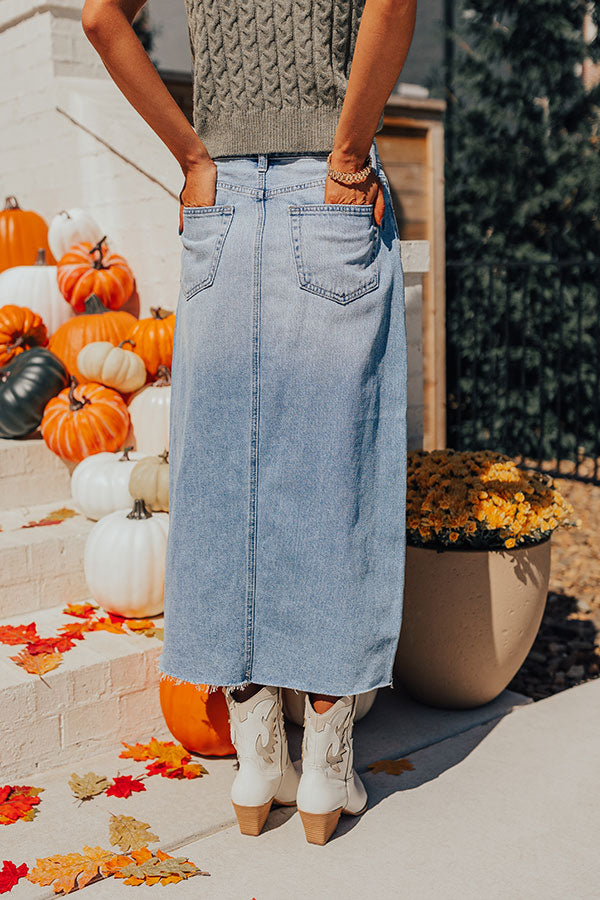 Just USA The Avianna High Waist Denim Skirt