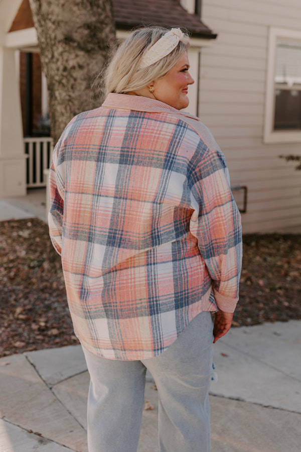 So Plaid You're Mine Jacket Curves