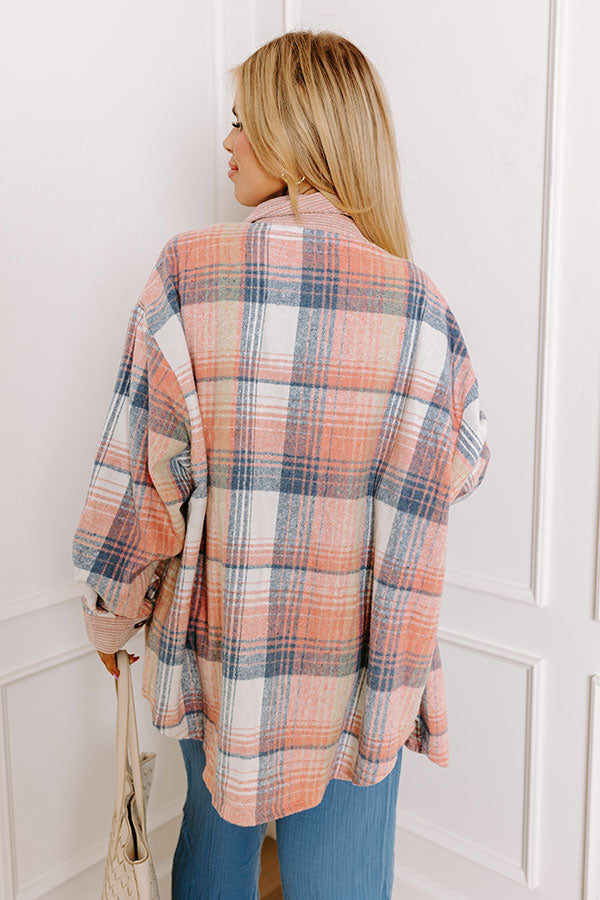 So Plaid You're Mine Jacket Curves
