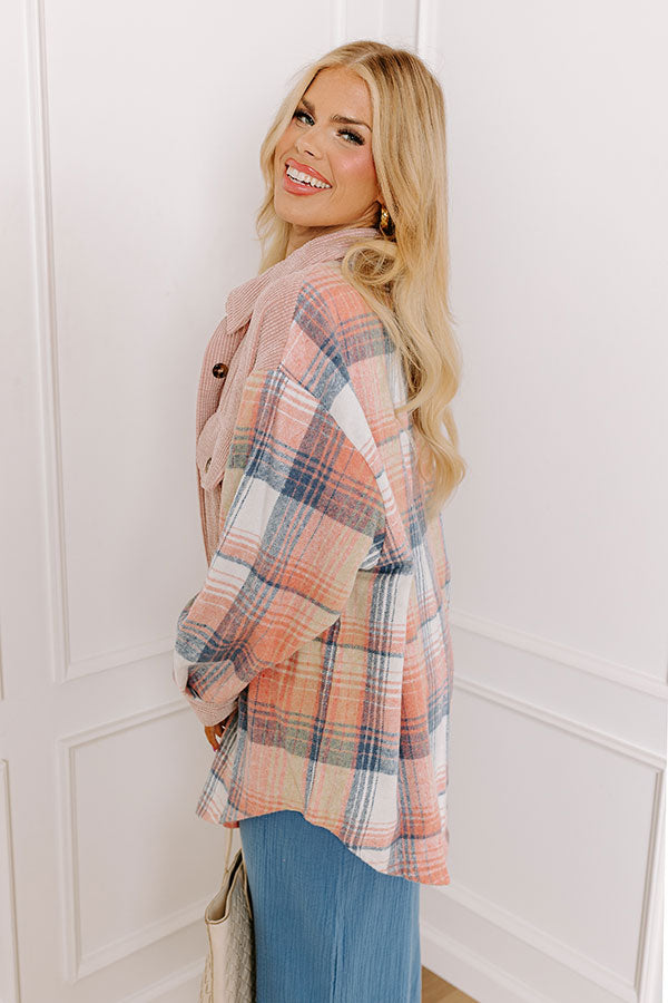 So Plaid You're Mine Jacket Curves