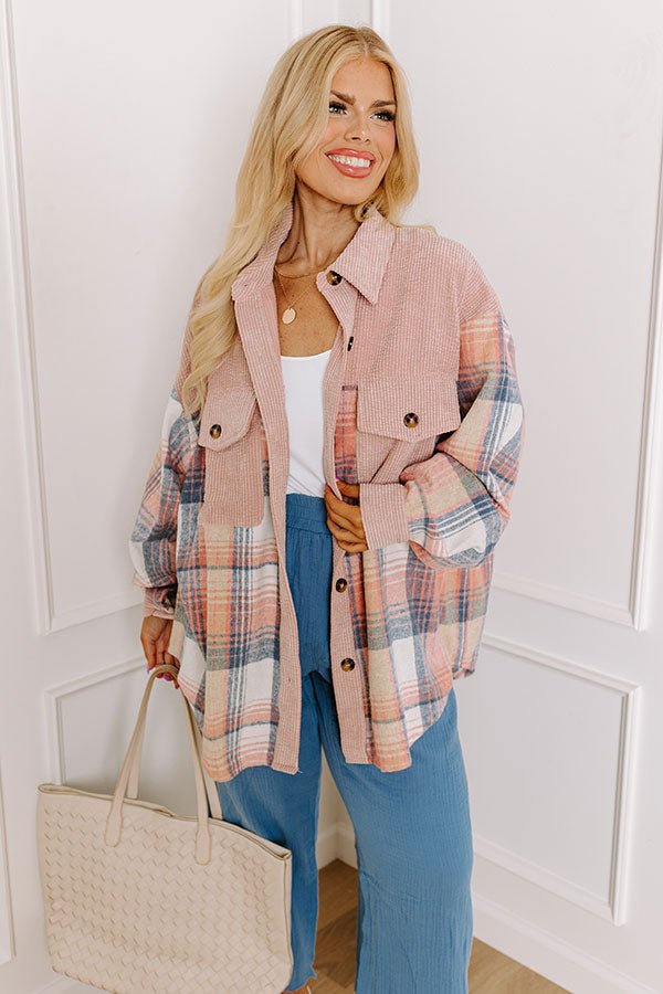 So Plaid You're Mine Jacket Curves