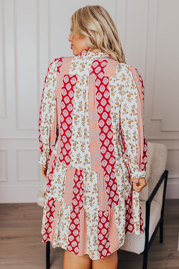 Couture Charm Floral Dress Curves