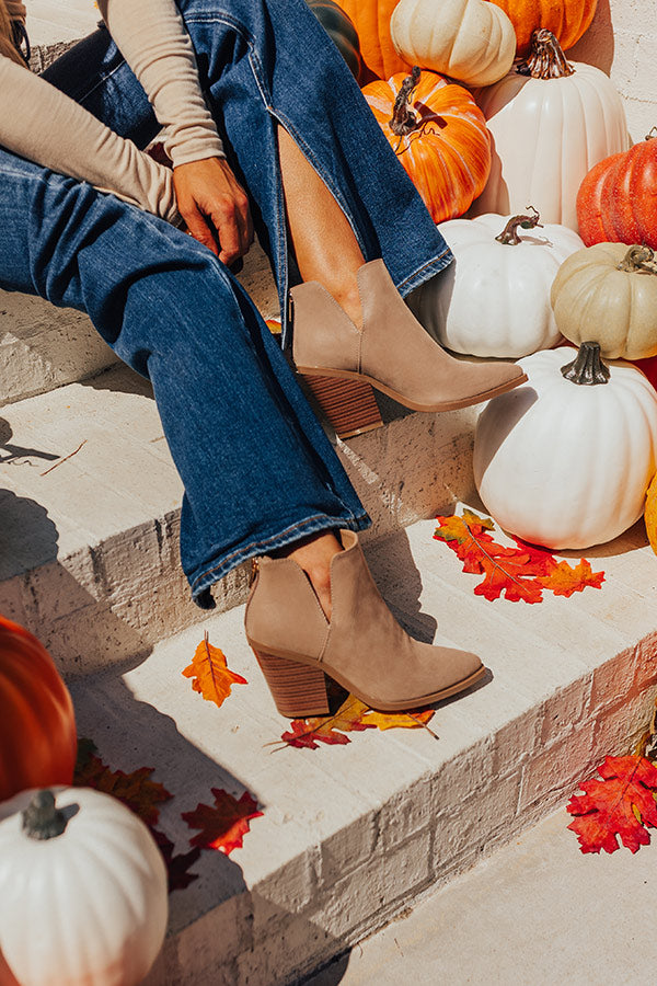 The Destiny Bootie In Taupe