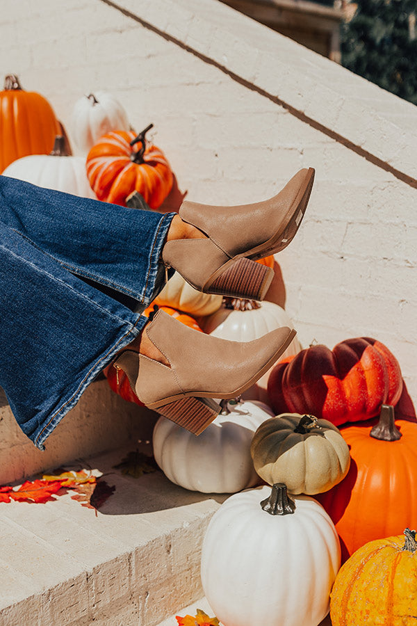 The Destiny Bootie In Taupe