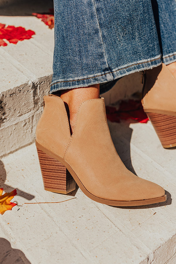The Destiny Bootie In Tan