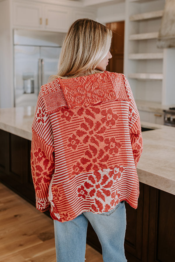 Crisp Fall Knit Cardigan