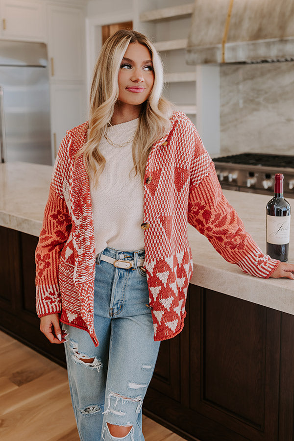 Crisp Fall Knit Cardigan