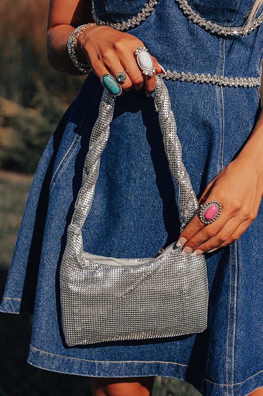 It's Show Biz Purse In Silver