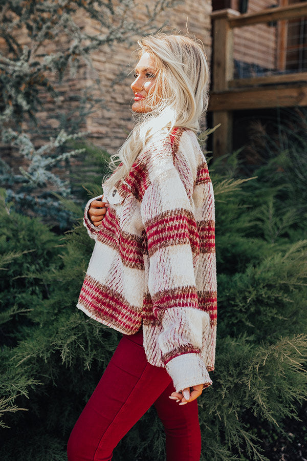 Mulled Wine Plaid Jacket