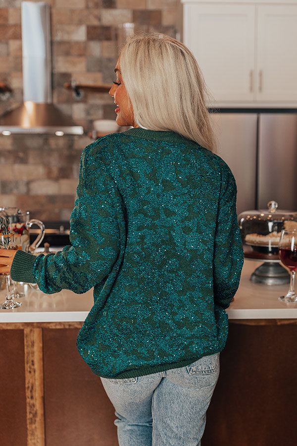 Timeless Tales Sweater In Green
