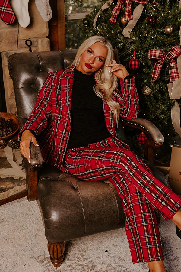 Festival Feels Plaid Blazer