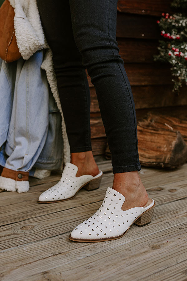 The Jil Faux Leather Mule Loafer