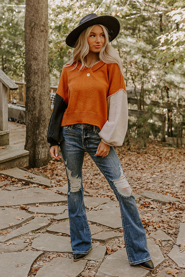 Autumn Harmony Knit Sweater