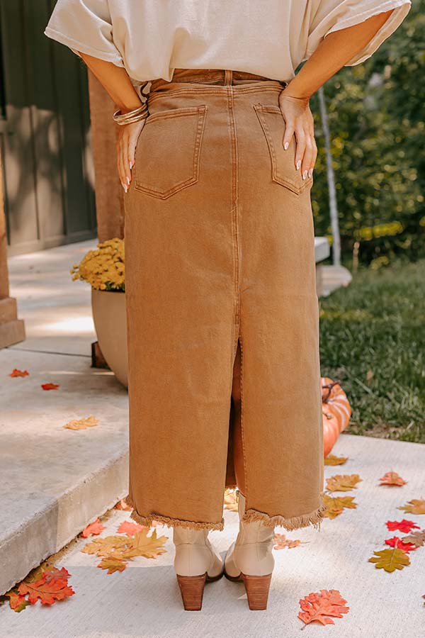 Risen The Raleigh Denim Skirt Curves