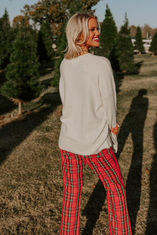 Mama Claus Tinsel Sweater