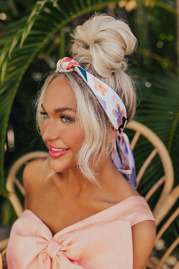 Floral Galore Satin Scarf