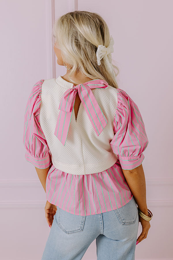 Gather The Courage Top In Pink