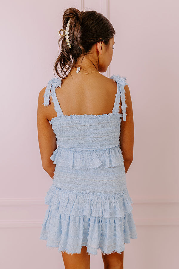 Subtle Flirt Smocked Mini Dress