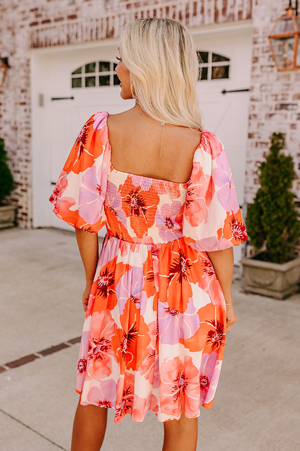 Honolulu Date Night Floral Mini Dress