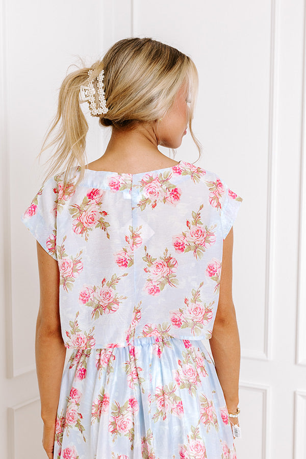 Rose Garden Crop Top