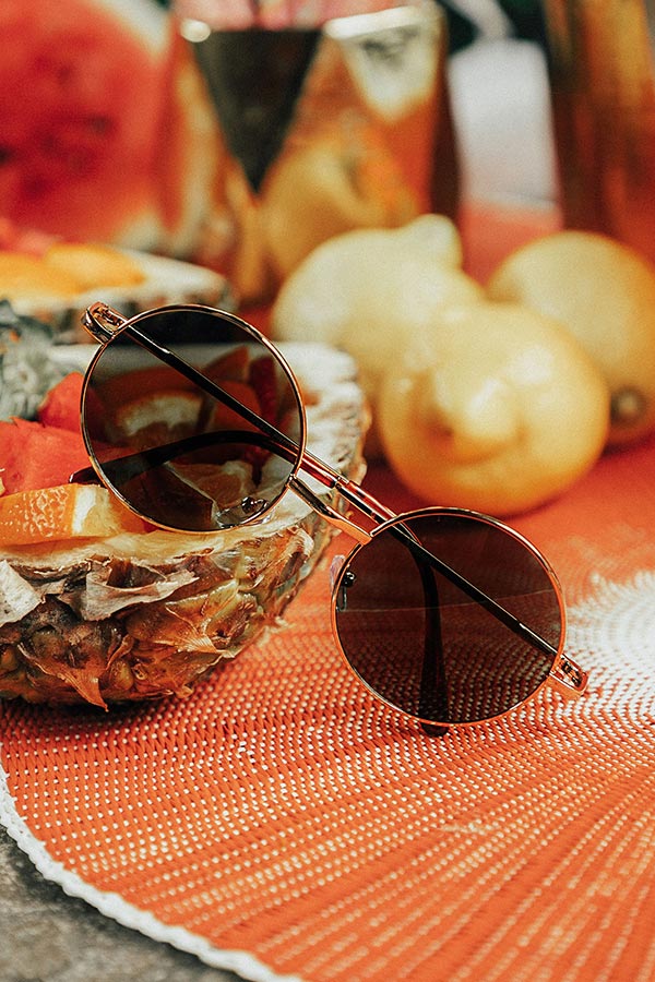Around We Go Sunnies in Gold