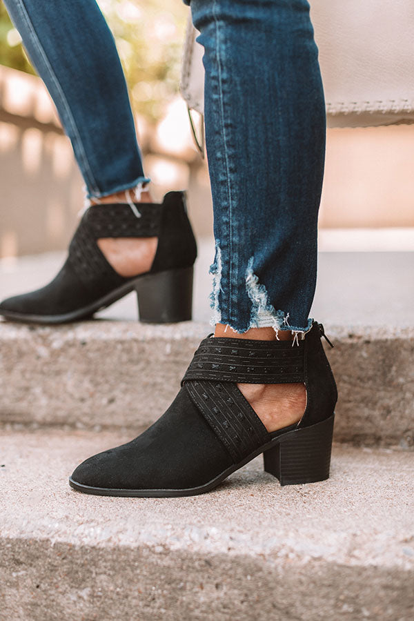 The June Bootie In Black