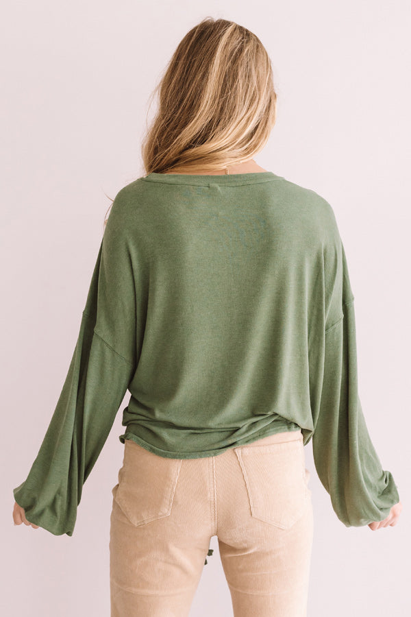 In Midtown Manhattan Shift Top In Olive