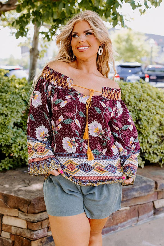 Chic Delights Floral Top  Curves