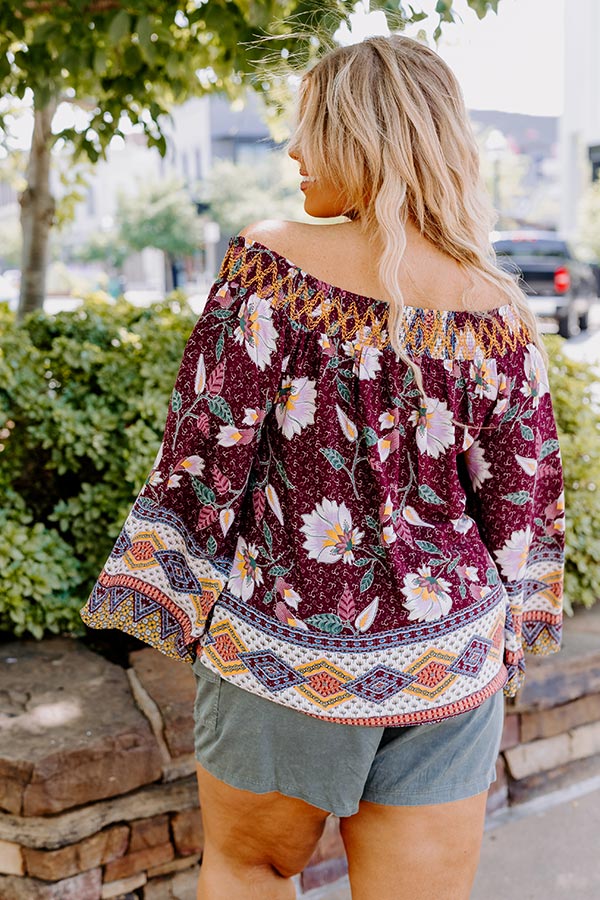 Chic Delights Floral Top  Curves