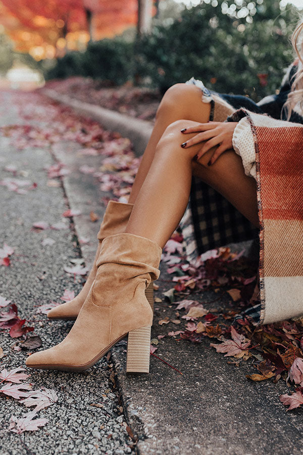 The Laurette Ankle Bootie In Iced Mocha